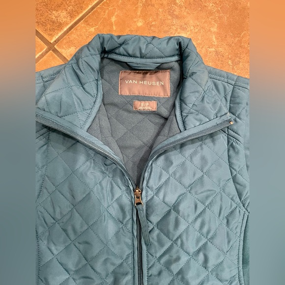 New Teal Van Heusen Vest Size S/P - Picture 2 of 4